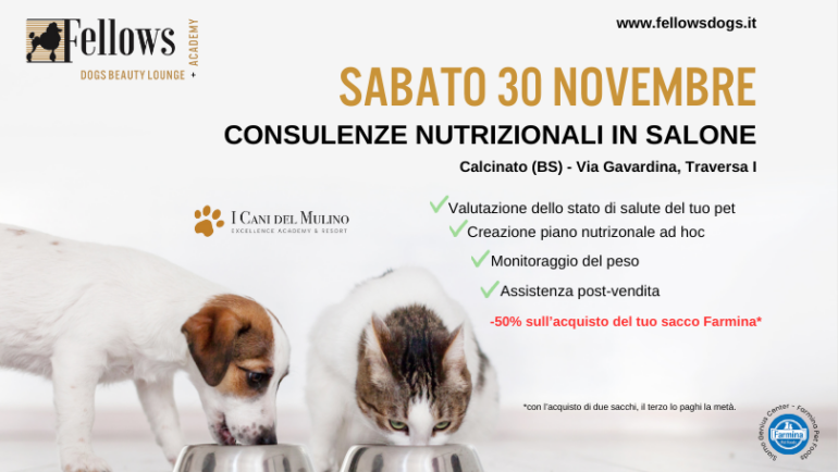 SABATO 30 NOVEMBRE – NUTRITION DAY / consulenze nutrizionali gratuite