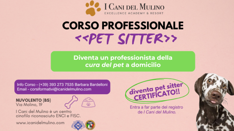CORSO PET SITTER PROFESSIONALE