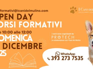 OPEN DAY – DOMENICA 14 DICEMBRE