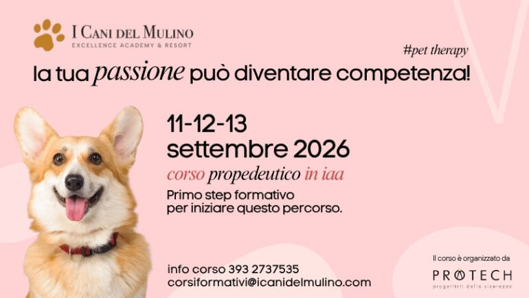 CORSO PROPEDEUTICO IAA – 11 SETTEMBRE 2026